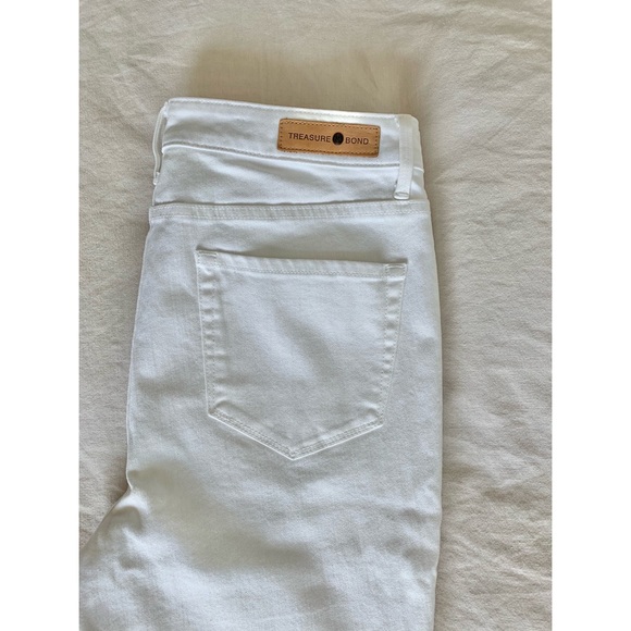 White high-rise skinny jeans - Picture 3 of 4